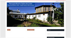 Desktop Screenshot of parroquialoreto.org